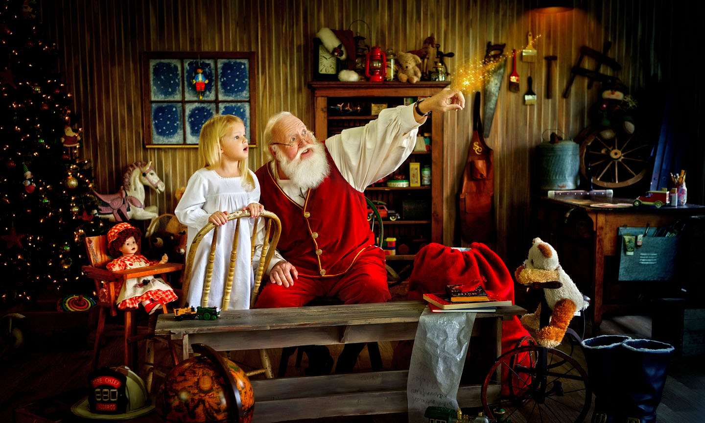 Santas Magical Workshop Portraits